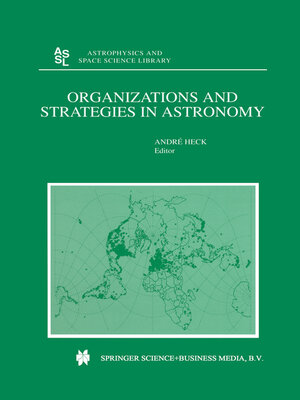cover image of Organizations and Strategies in Astronomy